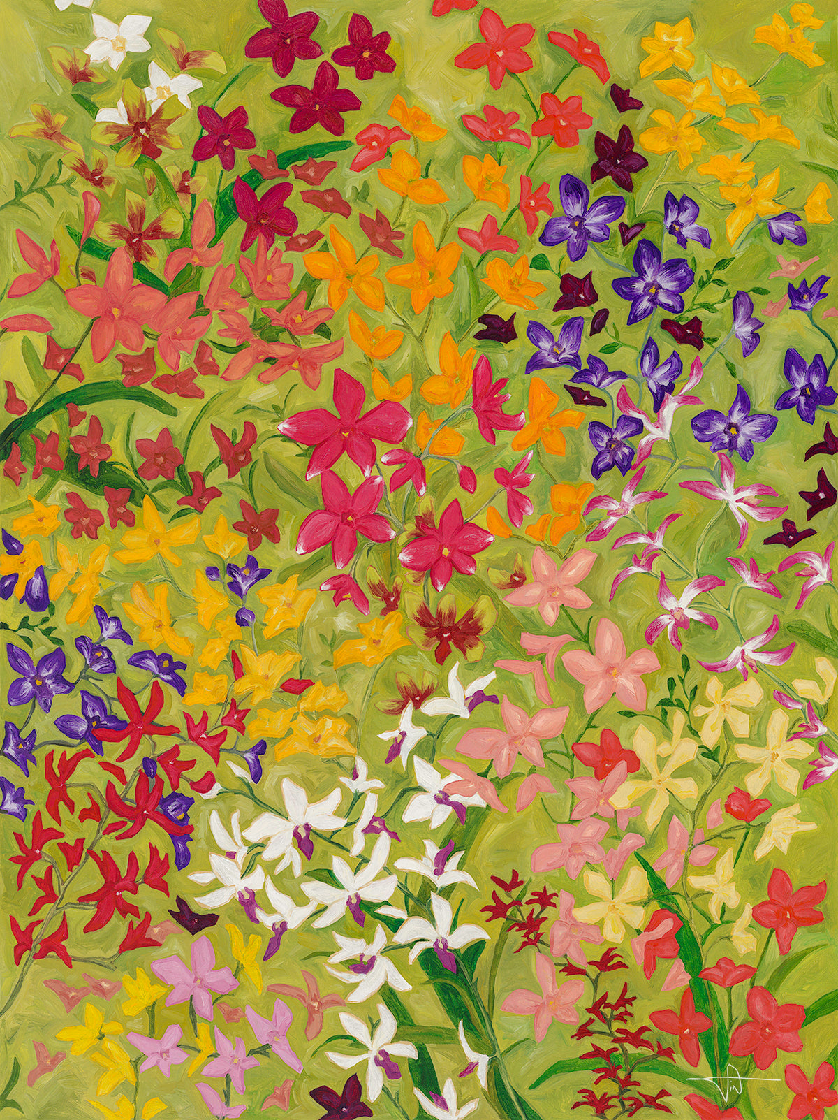 Orchids in the Wind I